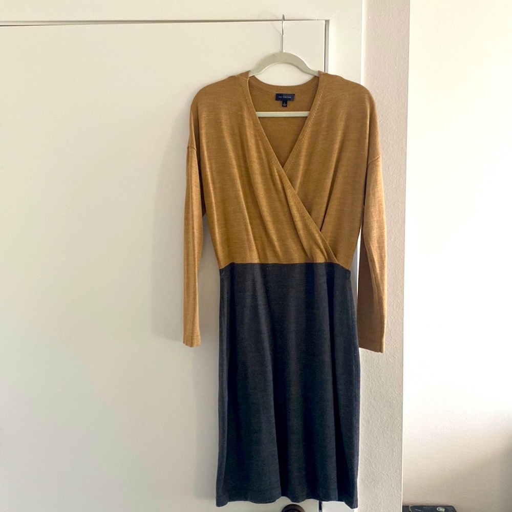 The Limited Cashmere V-Neck Dress